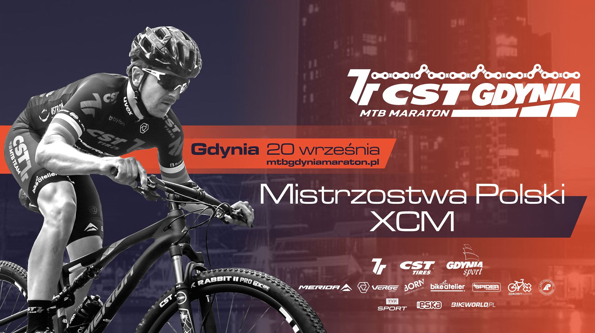 Grafika &R CST MTB Gdynia Maraonu